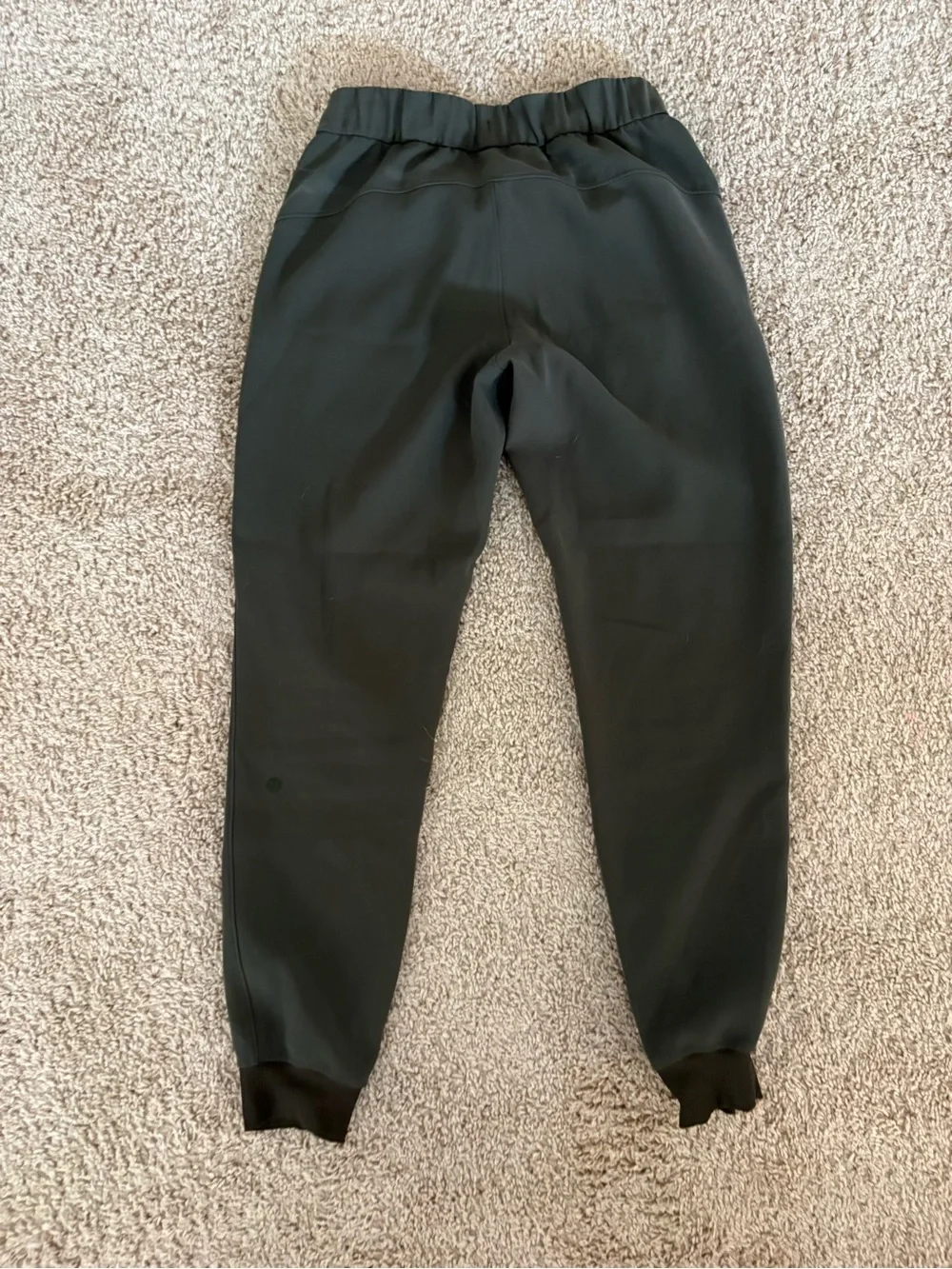 Lululemon Jogger Pants On The Fly Luxtreme Womens 4 Dark Olive Green Stretch